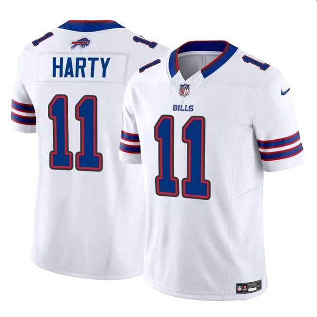 Men & Women & Youth Buffalo Bills #11 Deonte Harty White 2023 F.U.S.E. Vapor Untouchable Limited Football Stitched Jersey
